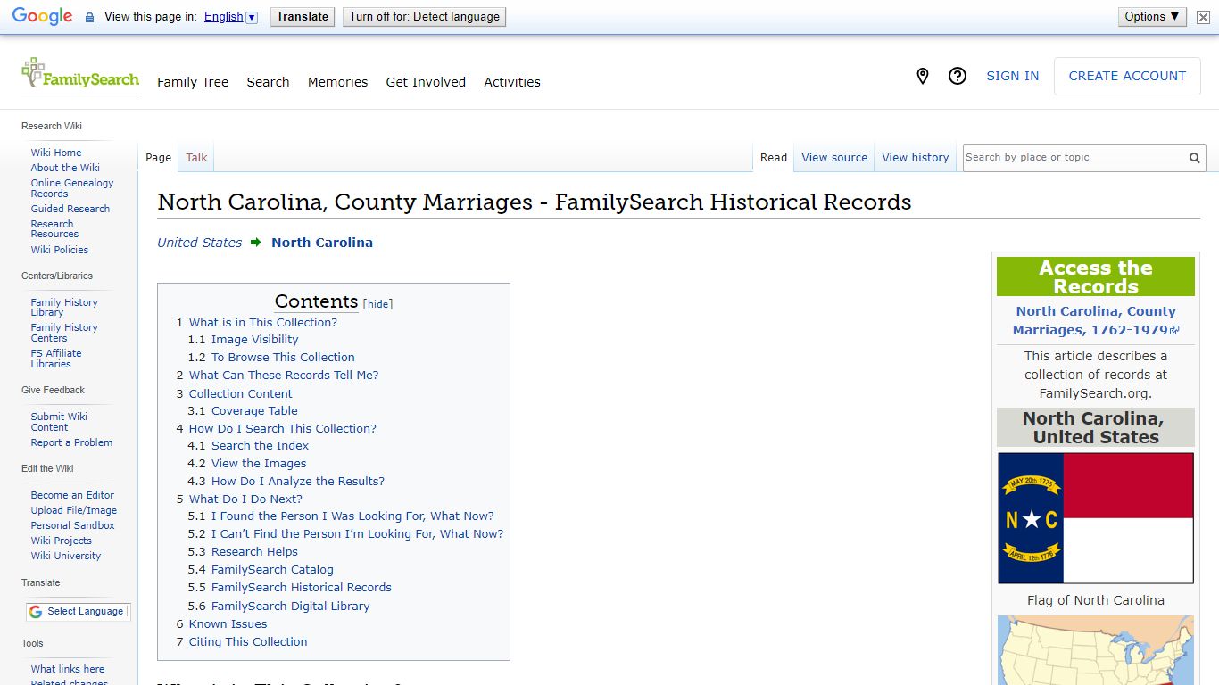 North Carolina, County Marriages - FamilySearch Historical Records